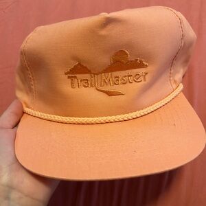 Vintage Trail Master coral Rope brim SnapBack